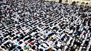 kesulitan sholat di masjidil haram